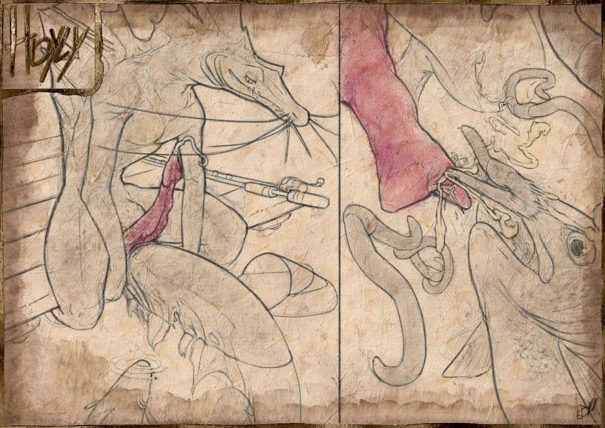 hdyly, ambiguous_feral, ambiguous_gender, animal_genitalia, animal_penis