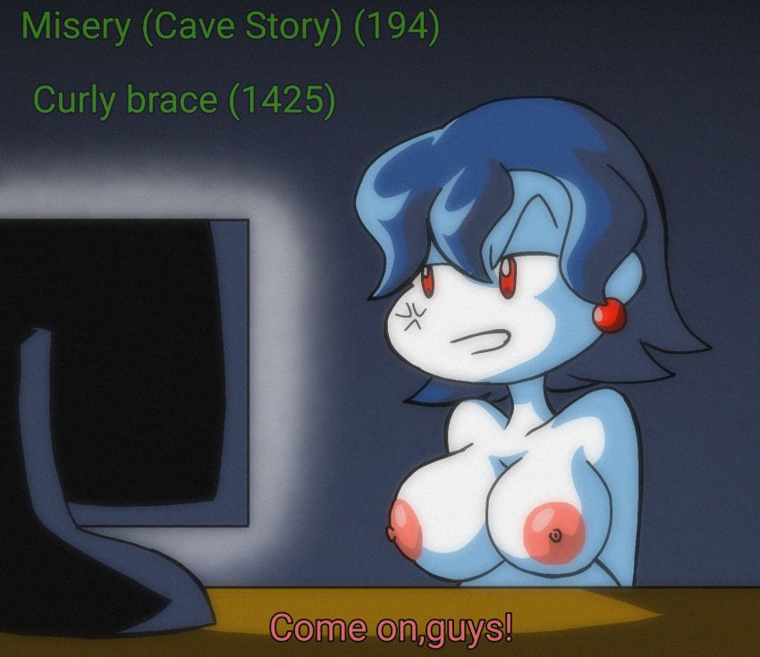 misery_(cave_story), cave_story, rule_34, angry, annoyed