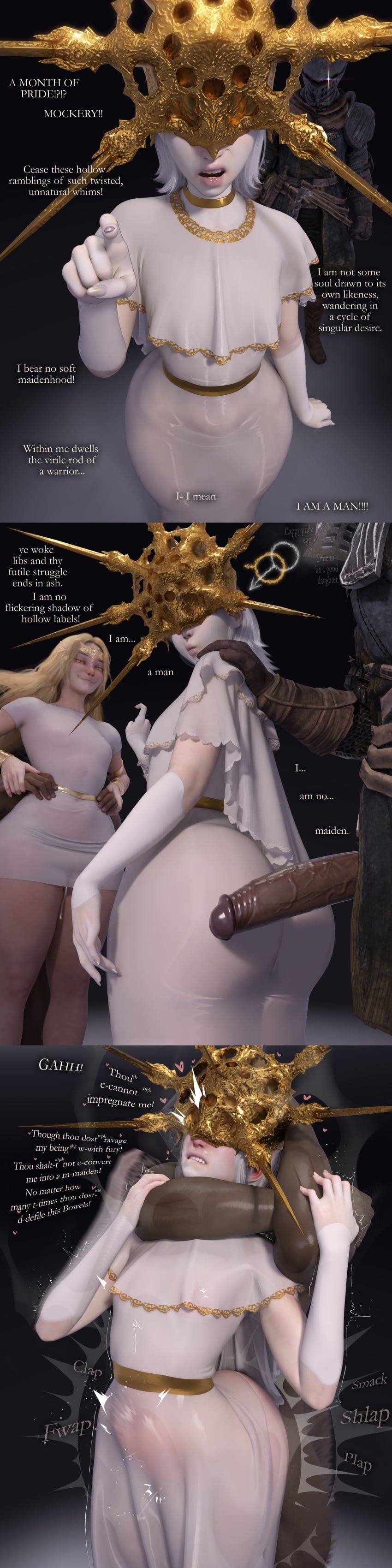 dark_sun_gwyndolin, miquella, dark_souls, elden_ring, pride_month