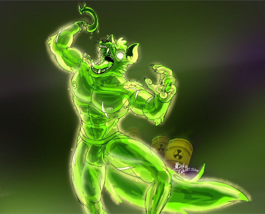 foxy_(fnaf), radioactive_foxy, five_nights_at_freddy's, five_nights_at_freddy's:_special_delivery, five_nights_at_freddy's_ar