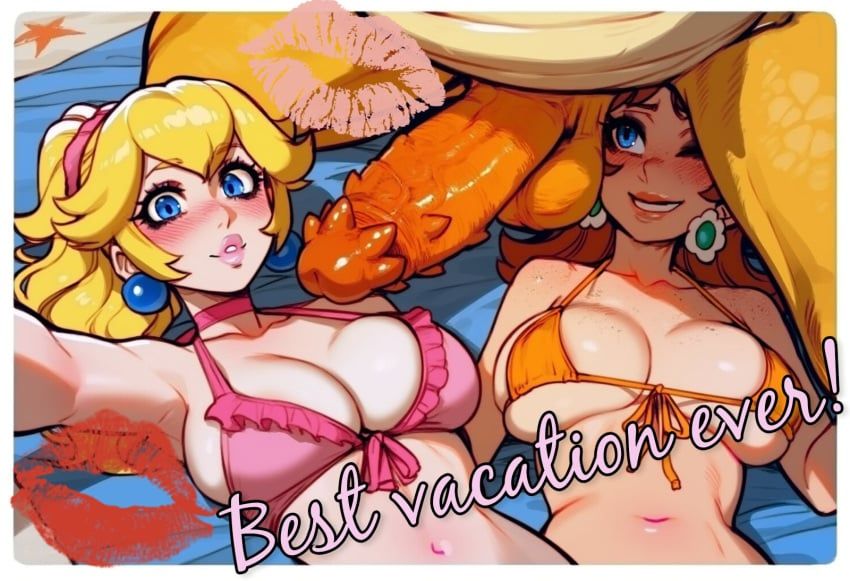 bowser, princess_daisy, princess_peach, mario_(series), super_mario_bros.