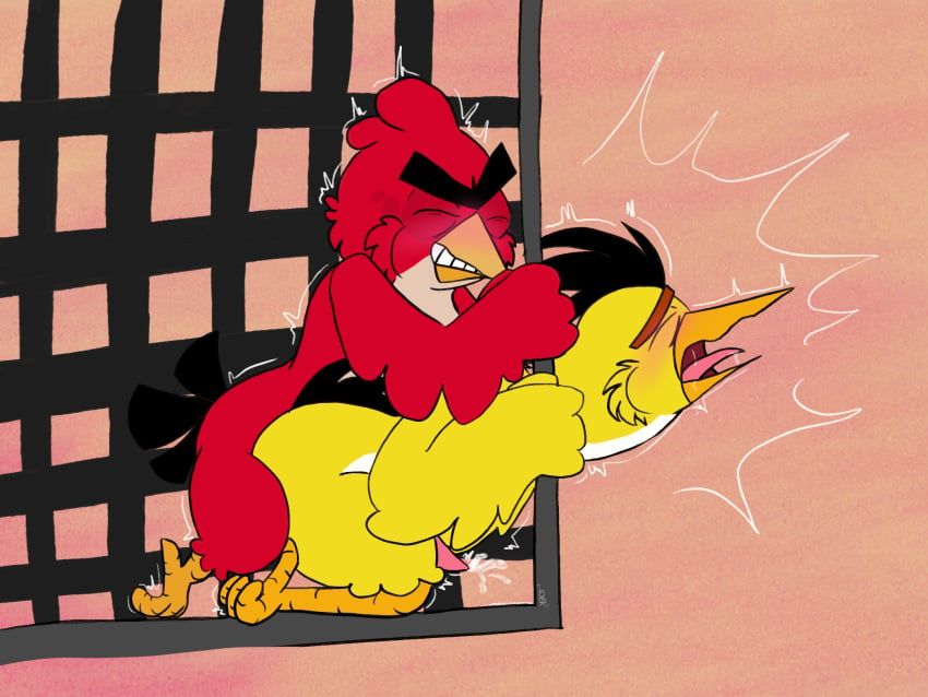 chuck_(angry_birds), red_(angry_birds), angry_birds, angry_birds_toons, rovio