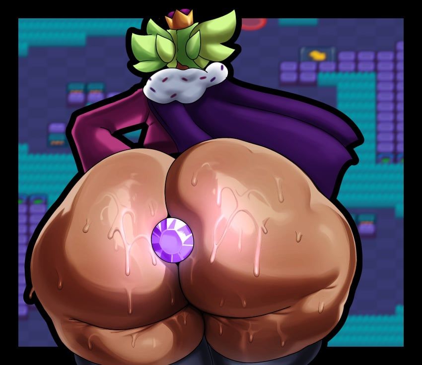 mandy_(brawl_stars), brawl_stars, anal, anal_insertion, anal_object_insertion