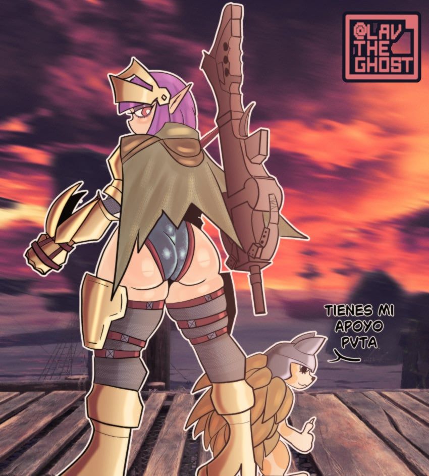 felyne, hunter_(monster_hunter), oc, monster_hunter, monster_hunter_world