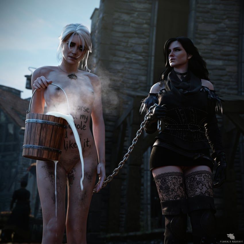 ciri, yennefer, the_witcher_(series), the_witcher_3:_wild_hunt, fenrir'srevenge