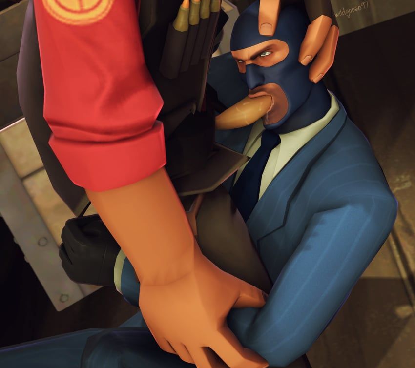 sniper_(team_fortress_2), spy_(team_fortress_2), team_fortress_2, tf2, wildgoose97