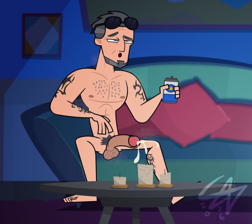 connor_(disventure_camp), disventure_camp, codawolfex, beer_can, chest_hair