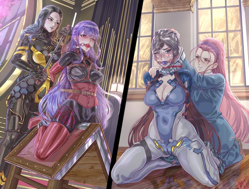 asagami_fujino, raven_(stellar_blade), kara_no_kyoukai, original, stellar_blade