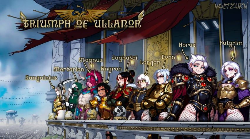 angron, fulgrim, horus, jaghatai_khan, magnus_the_red