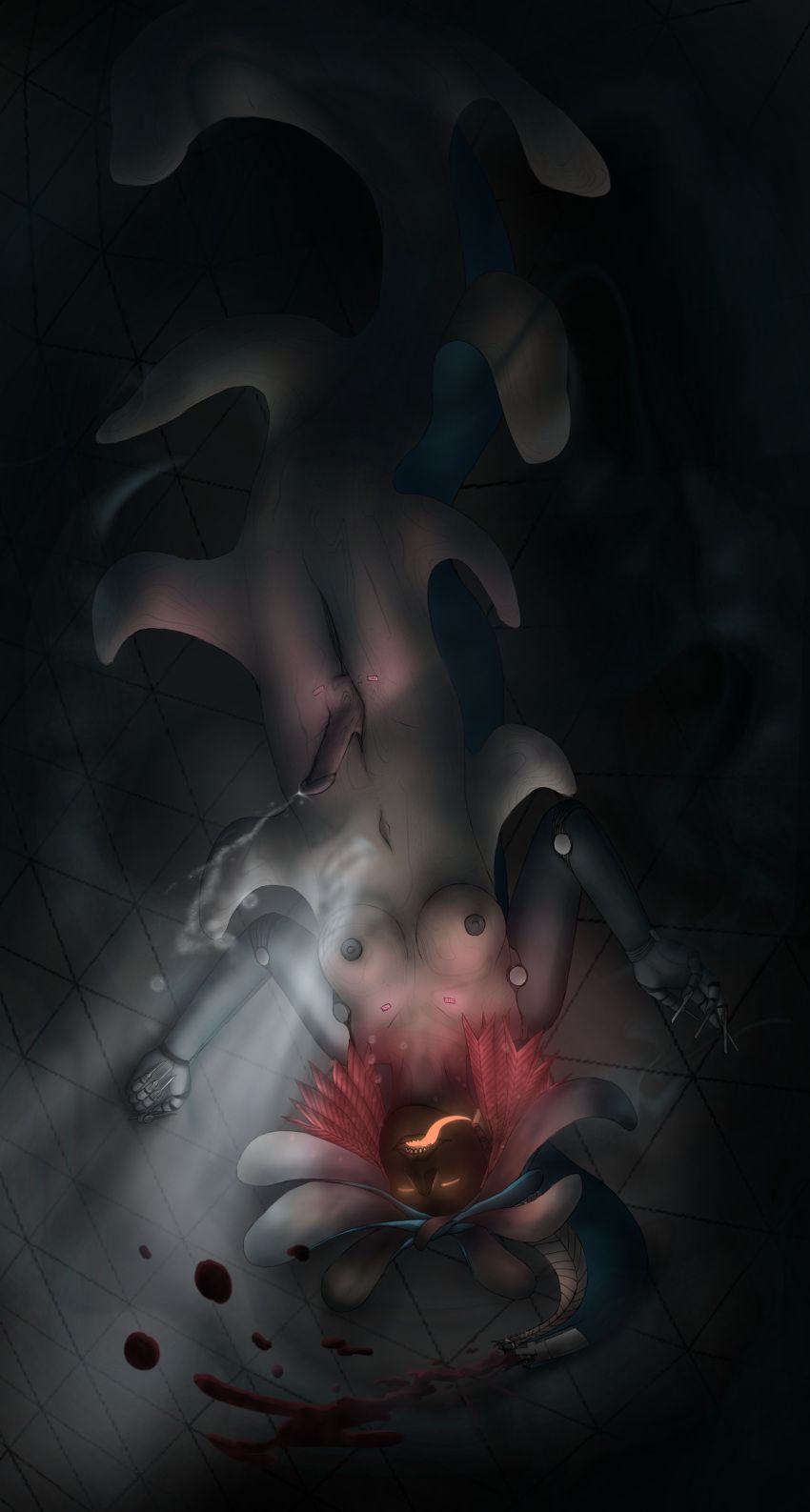 ambiguous_gender, aquatic, blade, blood, bodily_fluids