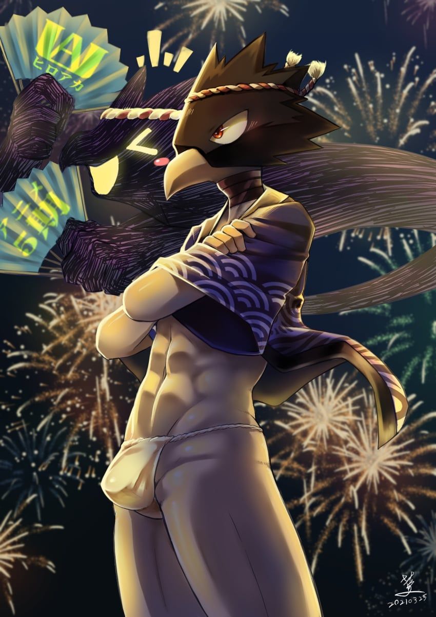 dark_shadow, fumikage_tokoyami, my_hero_academia, bananana8729, 1boy