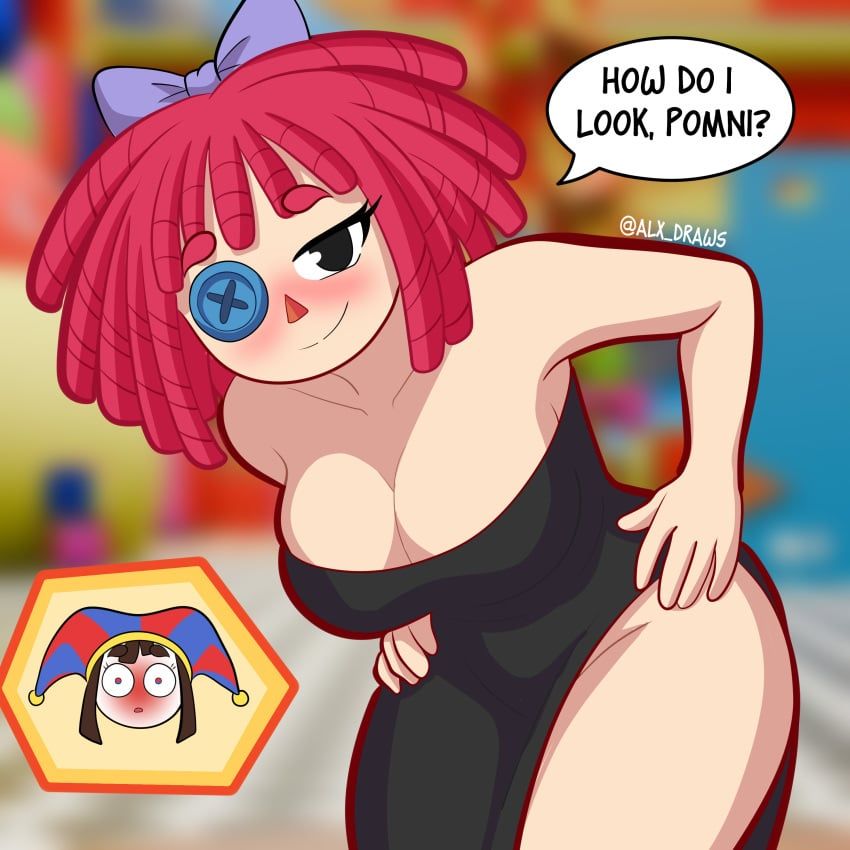 pomni, pomni_(tadc), pomni_(the_amazing_digital_circus), ragatha, ragatha_(pub_outfit)