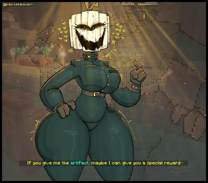cassie_rose_(mcsm), the_white_pumpkin, minecraft, minecraft:_story_mode, pelosdealgodon