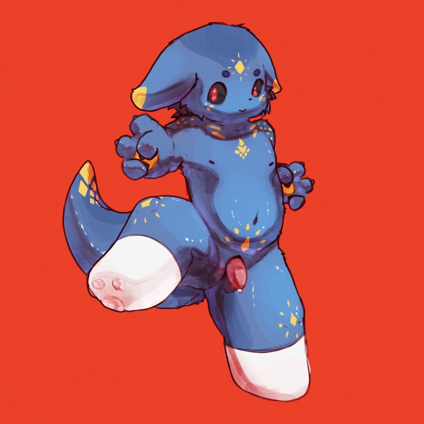 mythology, anthro, belly, big_belly, black_eyes