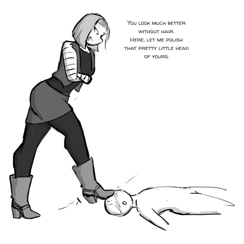 android_18, krillin, kuririn, dragon_ball, dragon_ball_z