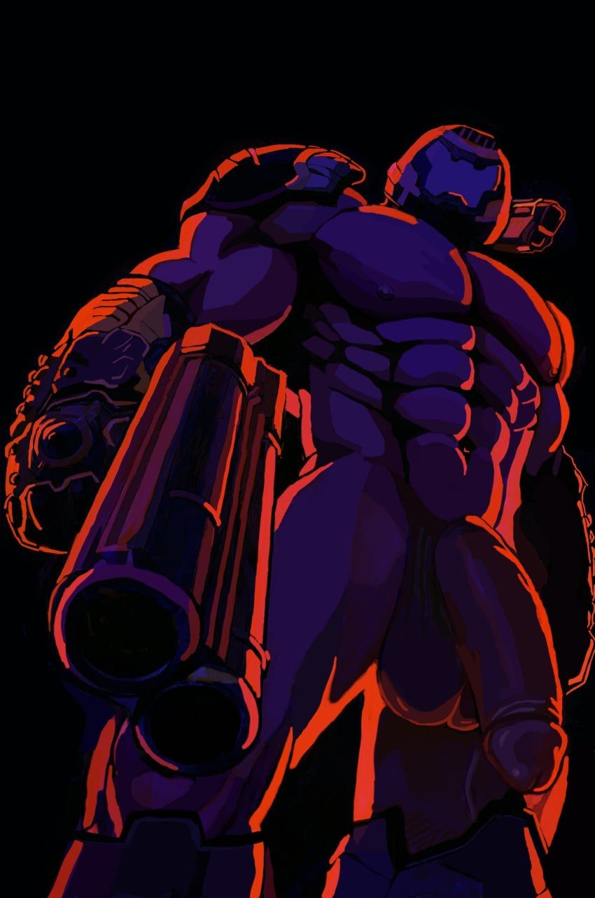 doom_slayer, doom_slayer_(doom), doomguy, space_marine, doom