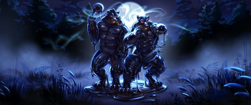bakas0baka, anthro, bear, big_penis, black_body