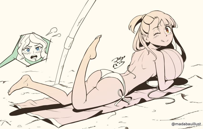 atsuko_kagari, diana_cavendish, little_witch_academia, studio_trigger, madabauillust