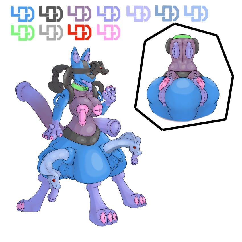 generation_4_pokemon, lucario, pokemon_(species), nintendo, pokemon
