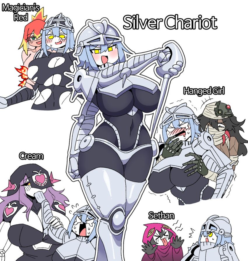 cream_(jjba), fencer, hanged_man_(jjba), hangedman, magician's_red