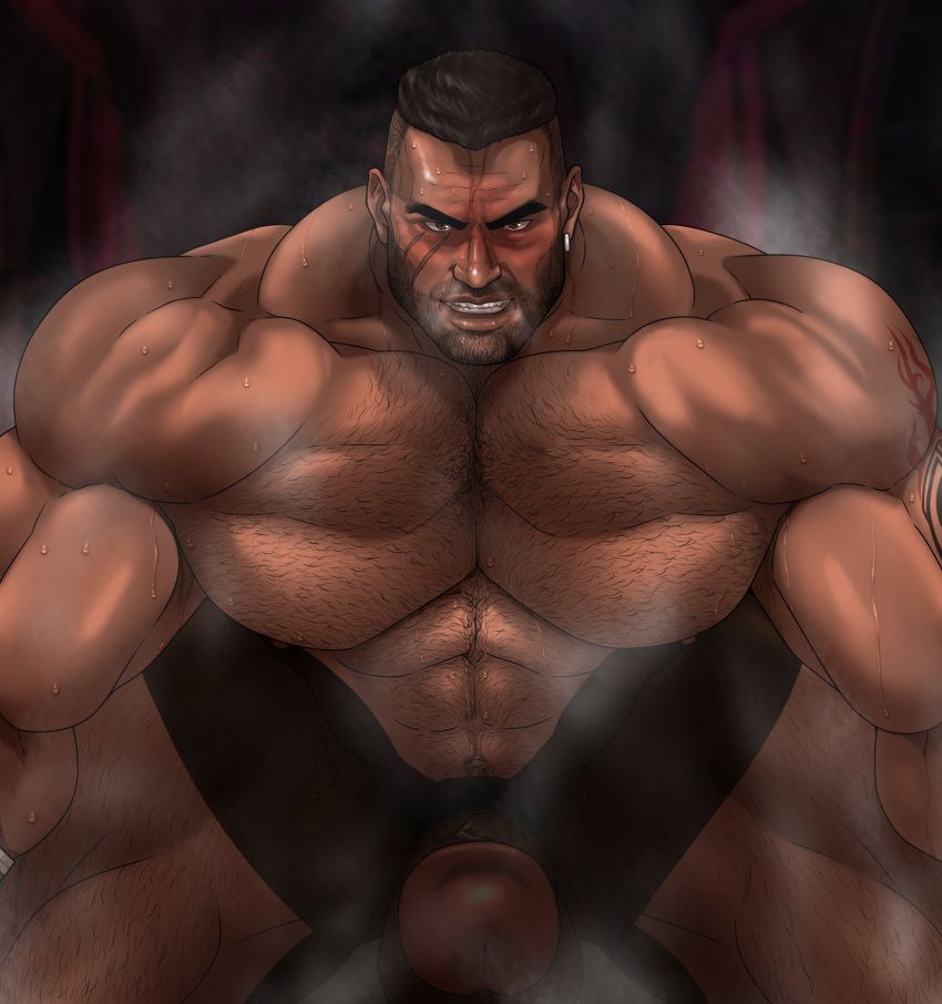 barret_wallace, final_fantasy, final_fantasy_vii, hitenmaru, 2boys