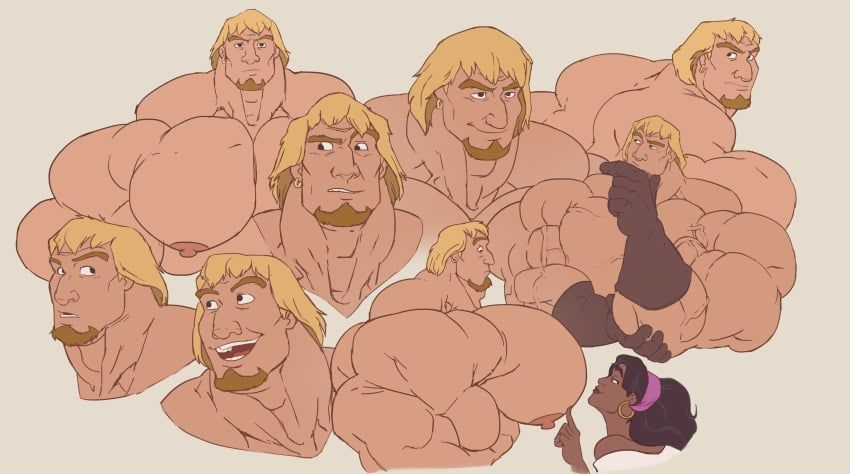 esmeralda, phoebus, disney, remert, 1boy1girl