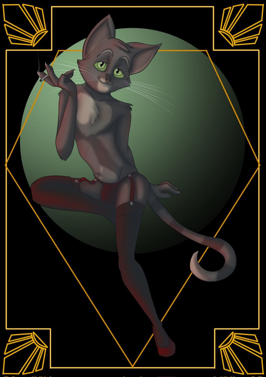 mozzie_(lackadaisy), lackadaisy, novadoesart, 1boy, animal_humanoid