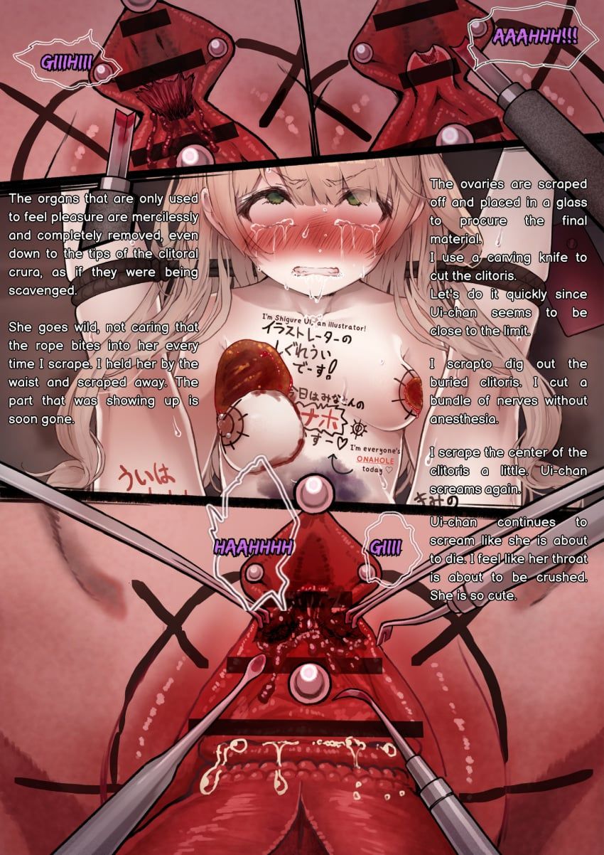 shigure_ui_(vtuber), tegdor, 1_breast, 1girls, amputated_breast