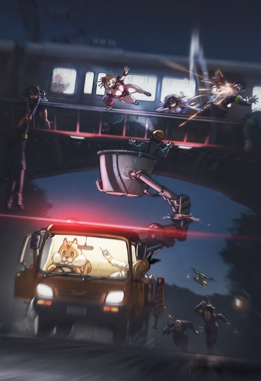 inoue_takina, nishikigi_chisato, lycoris_recoil, alitonx, aiming
