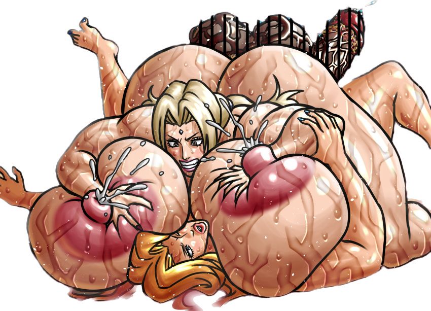 matsumoto_rangiku, tsunade, bleach, naruto, naruto_(series)