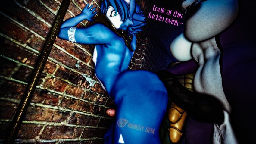 krystal_(star_fox), lizard_(petruz), violette_(heresy_sfm), warfare_krystal, nintendo