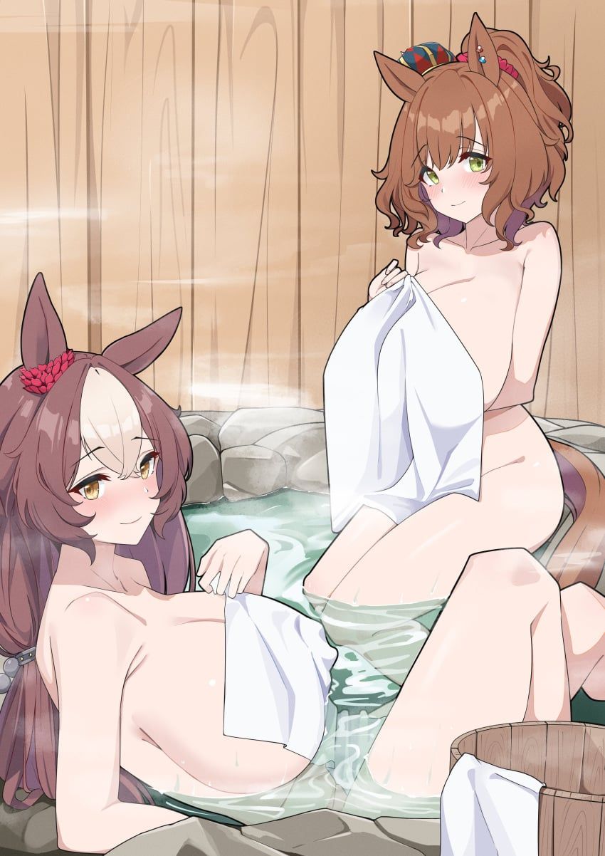 aston_machan_(umamusume), yamanin_zephyr_(umamusume), umamusume, keycccat, 2girls
