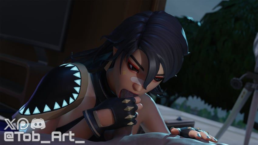 era_(fortnite), fortnite, tob_art_, bandage, bandage_on_nose