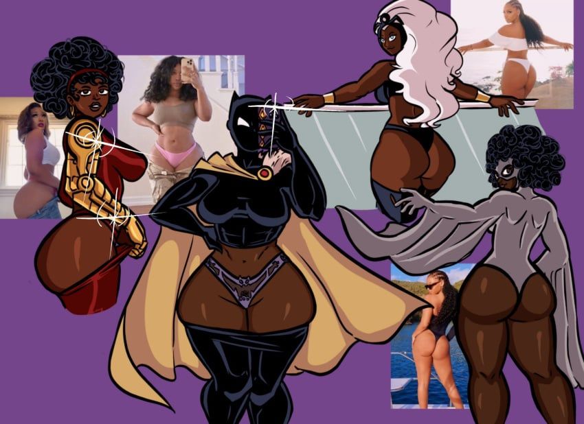 black_panther_(marvel), misty_knight, monica_rambeau, shuri_(marvel), storm_(x-men)