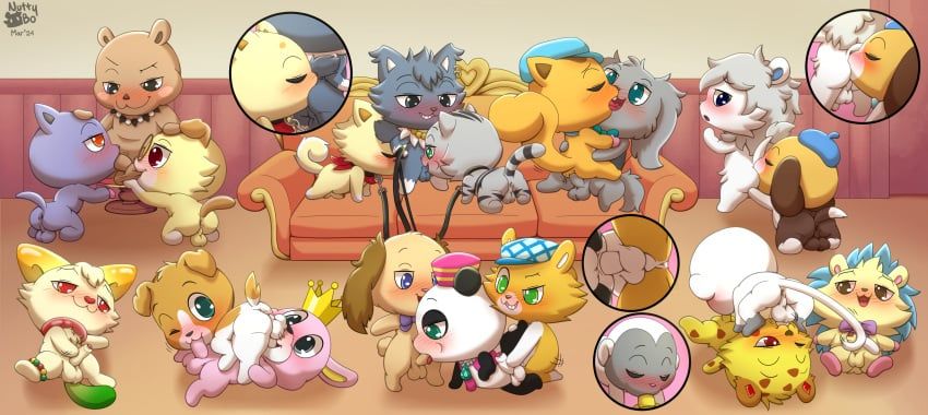 alex_(jewelpet), brownie_(jewelpet), chite_(jewelpet), coal_(jewelpet), dian_(jewelpet)
