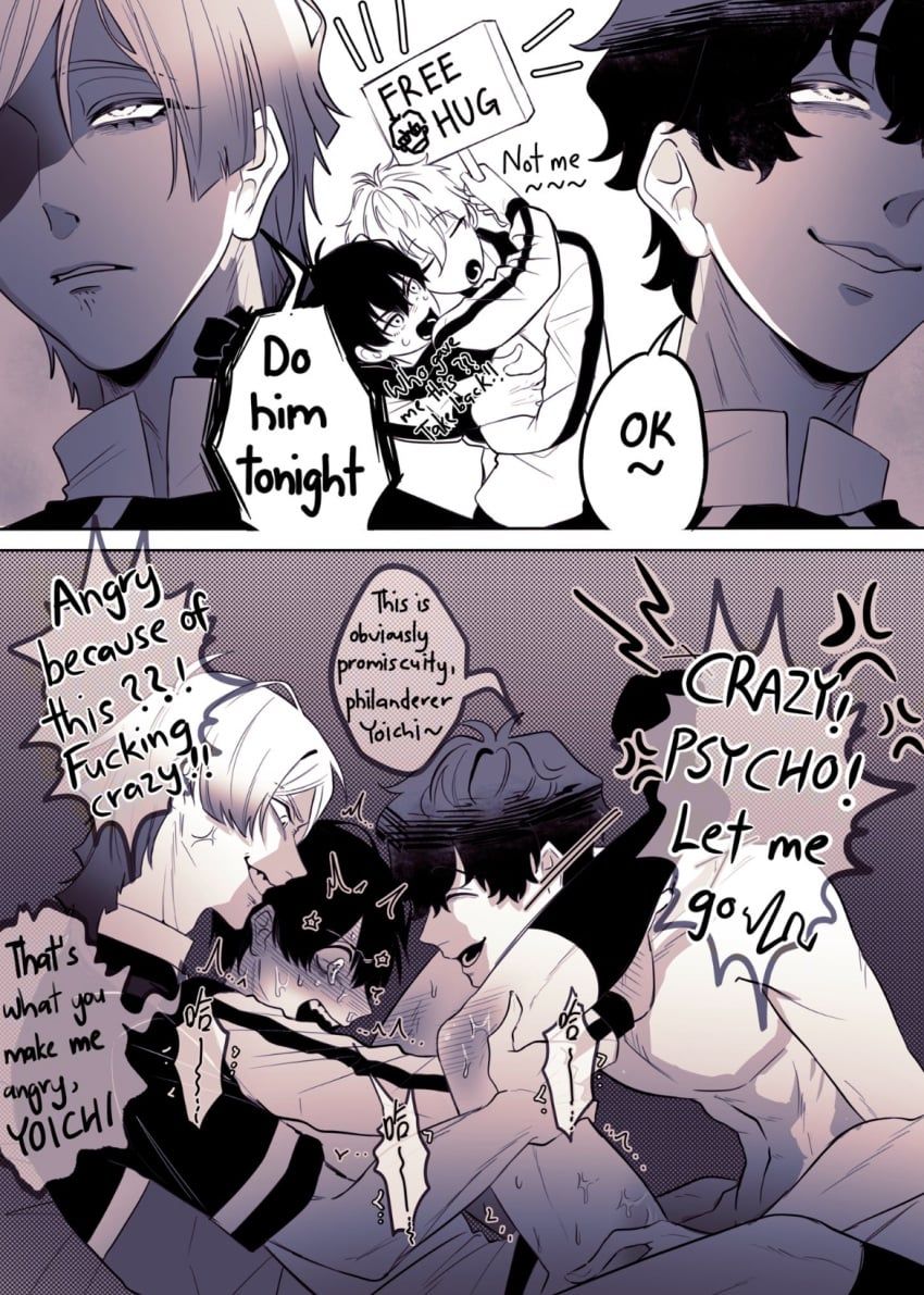 alexis_ness, isagi_yoichi, michael_kaiser, nagi_seishiro, blue_lock