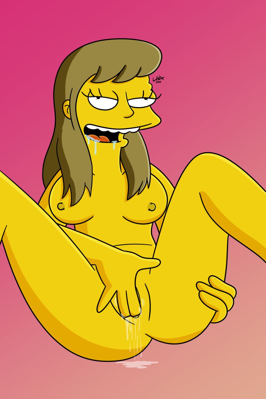 laura_powers, the_simpsons, lakikoopax, breasts, brown_hair