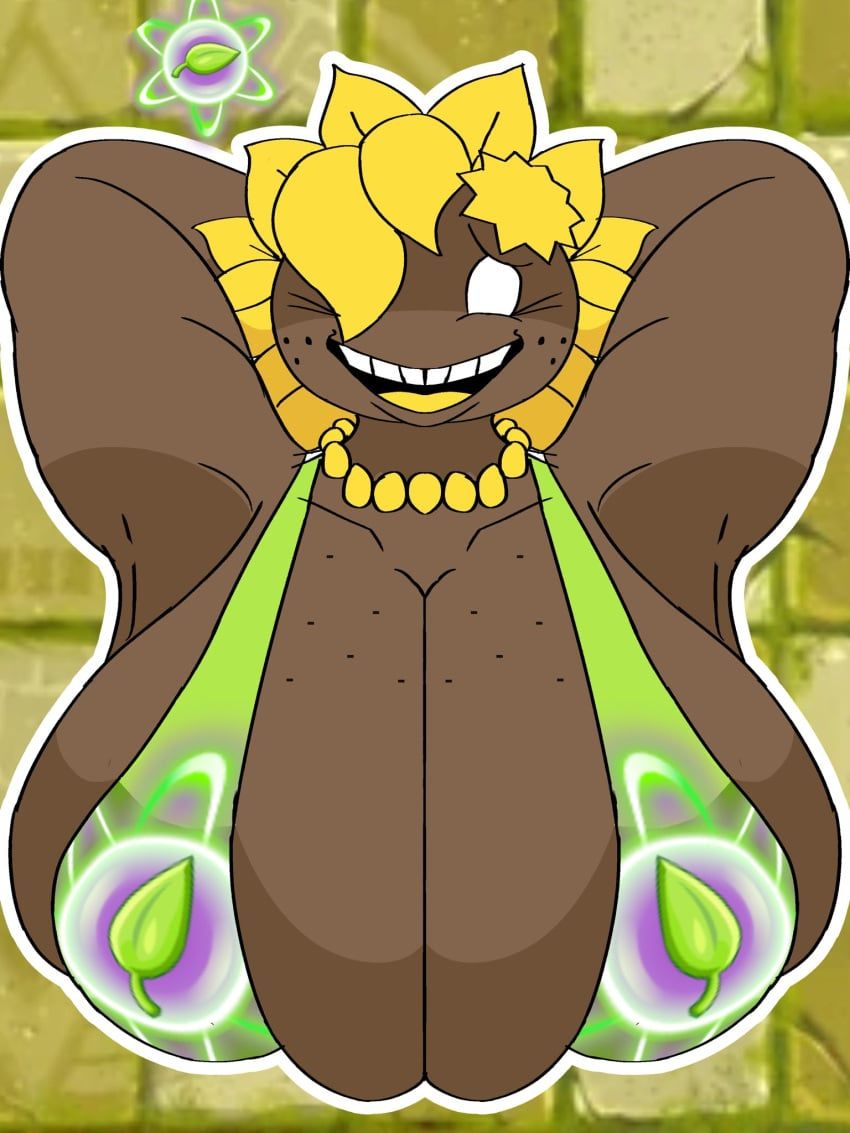 oc, plant_food_(pvz), sun_(pvz), sunflower_(pvz), electronic_arts