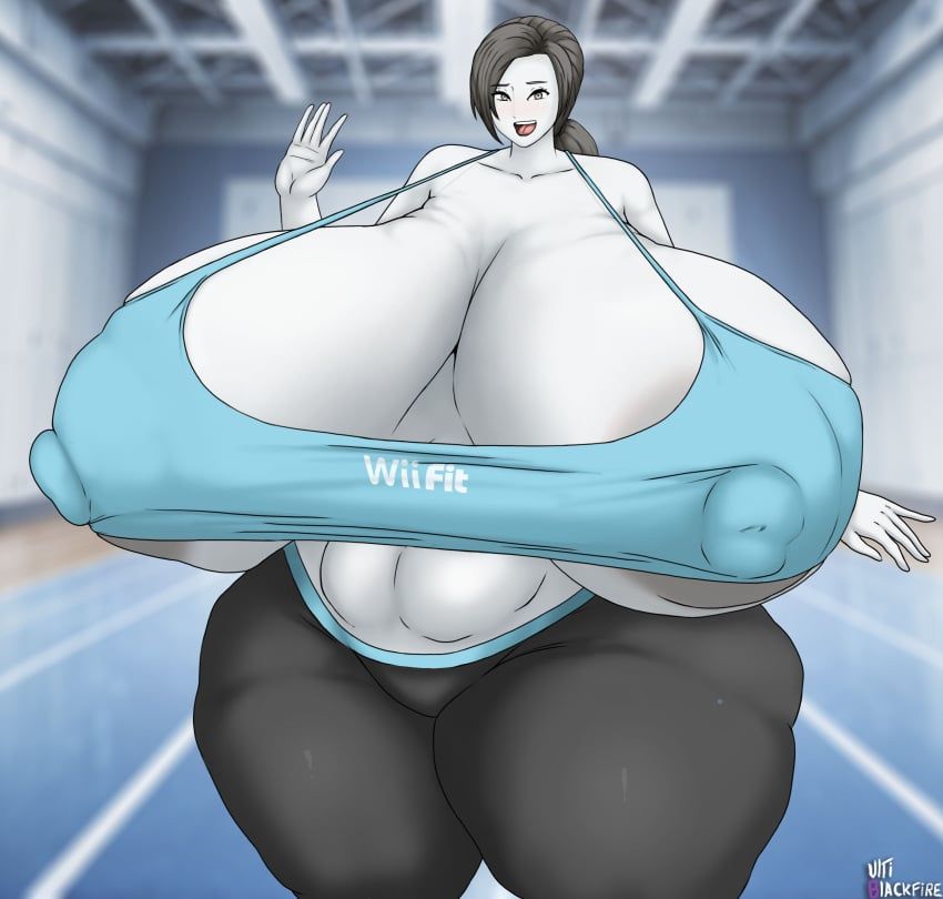 wii_fit_trainer, wii_fit_trainer_(female), wii_fit, ultiblackfire, 1girls