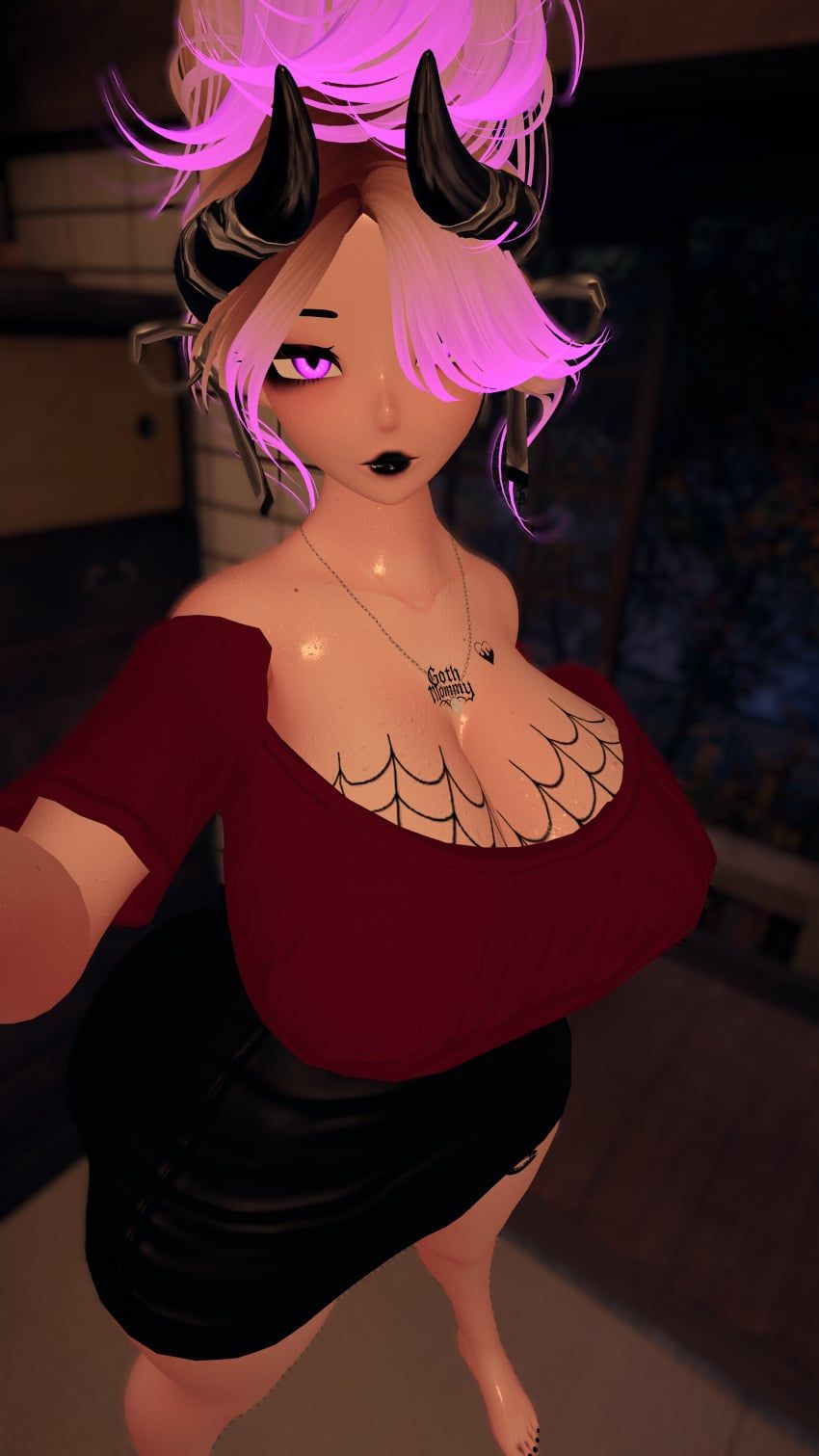 vrchat, lilyvr, 1female, 1girls, big_boobs