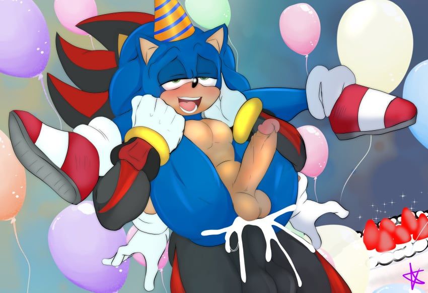 shadow_the_hedgehog, sonic_the_hedgehog, sonic_the_hedgehog_(series), lukastarfall, 2boys