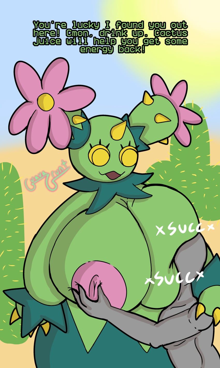 anon, anonymous_male, maractus, pokemon, guavagrunt