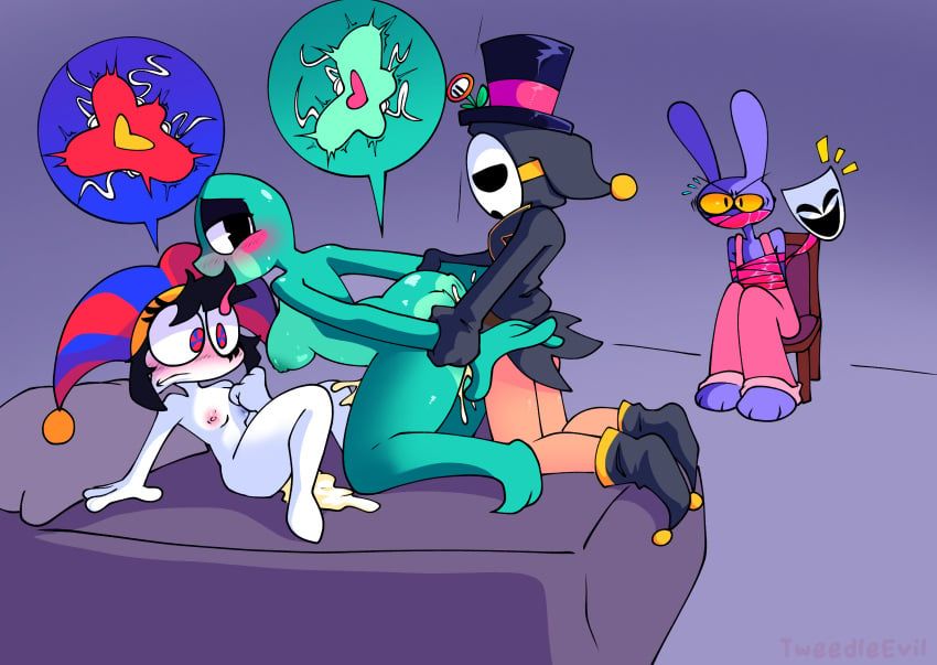 anti_groove, gangle_(the_amazing_digital_circus), jax_(the_amazing_digital_circus), pomni_(the_amazing_digital_circus), ribbit_(the_amazing_digital_circus)