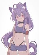 original, tayuido, 1girl, :3, animal_ear_fluff
