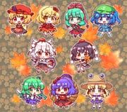 aki_minoriko, aki_shizuha, inubashiri_momiji, kagiyama_hina, kawashiro_nitori