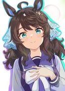 daring_tact_(umamusume), umamusume, kanon_(floralcanon), 1girl, ahoge