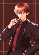 morisawa_chiaki, ensemble_stars!, kaon_(kaonn_em_st), 1boy, brown_eyes