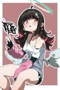 nangong_yu, zenless_zone_zero, pascaldinger, 1girl, ahoge