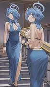ako_(blue_archive), ako_(dress)_(blue_archive), blue_archive, dolri, 1girl