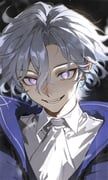 mitya_(genshin_impact), genshin_impact, zlaoev, 1boy, ascot